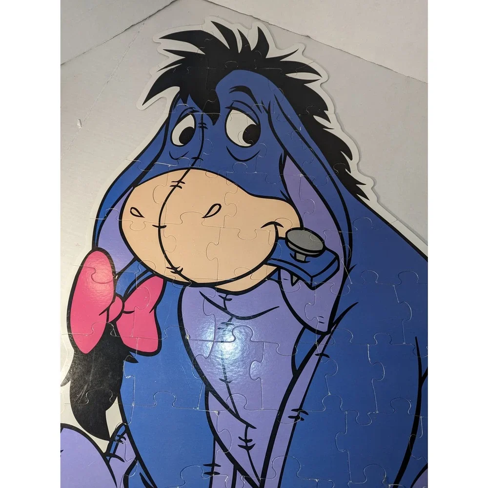 Vintage 1998 Disney Winnie Pooh Eeyore 3' My Size Puzzle Collectible Complete